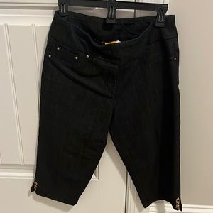 NWT Ruby Rd. Petite Denim Capris Size 8P